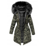 Women's Winter Camo Coat